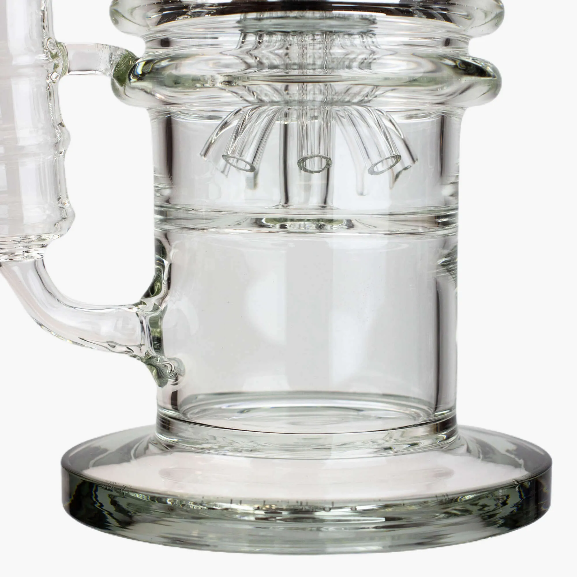 21" H2O Dual Percolator Glass Water Bong