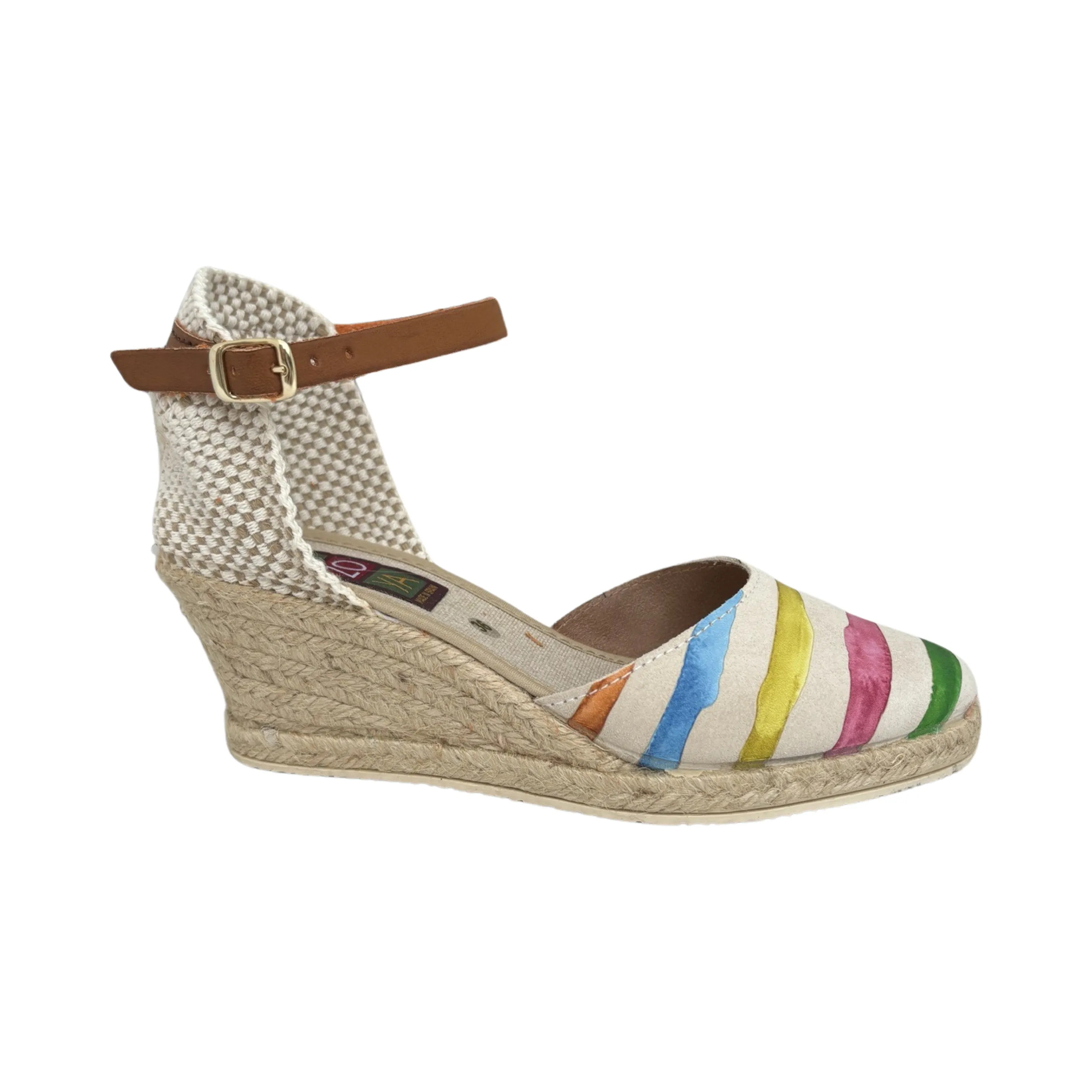 5N50-21 Beige/Multi Espadrille