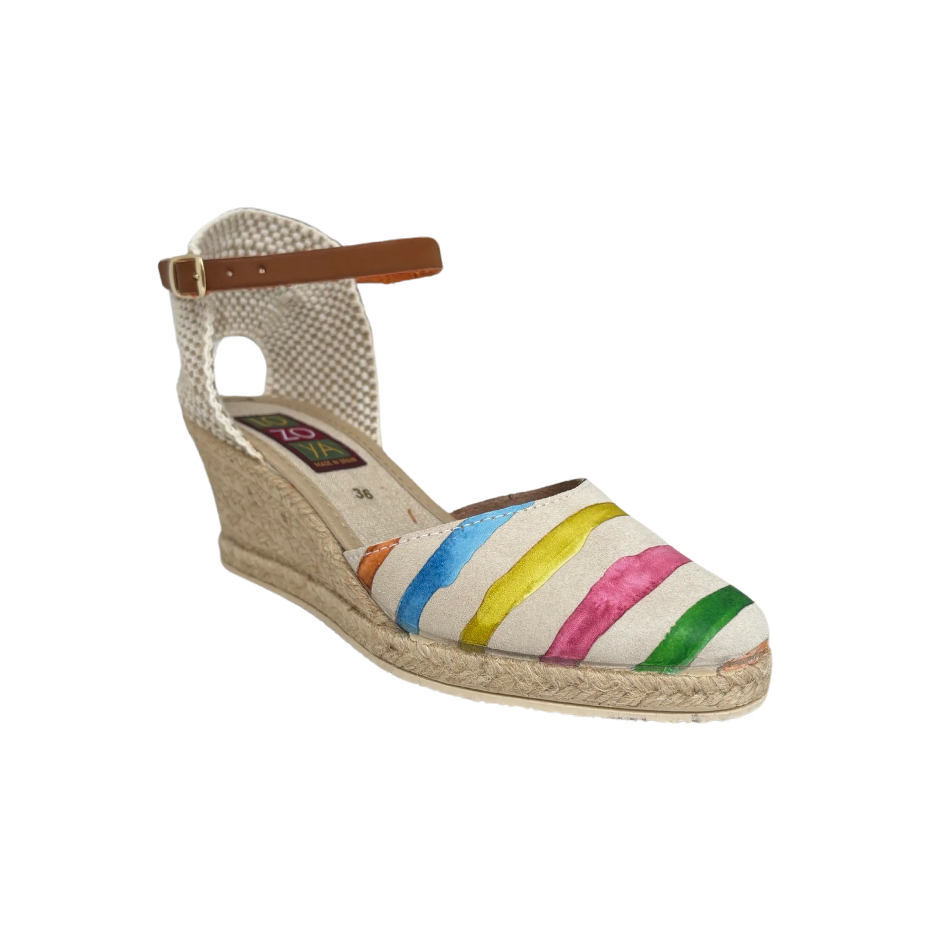 5N50-21 Beige/Multi Espadrille