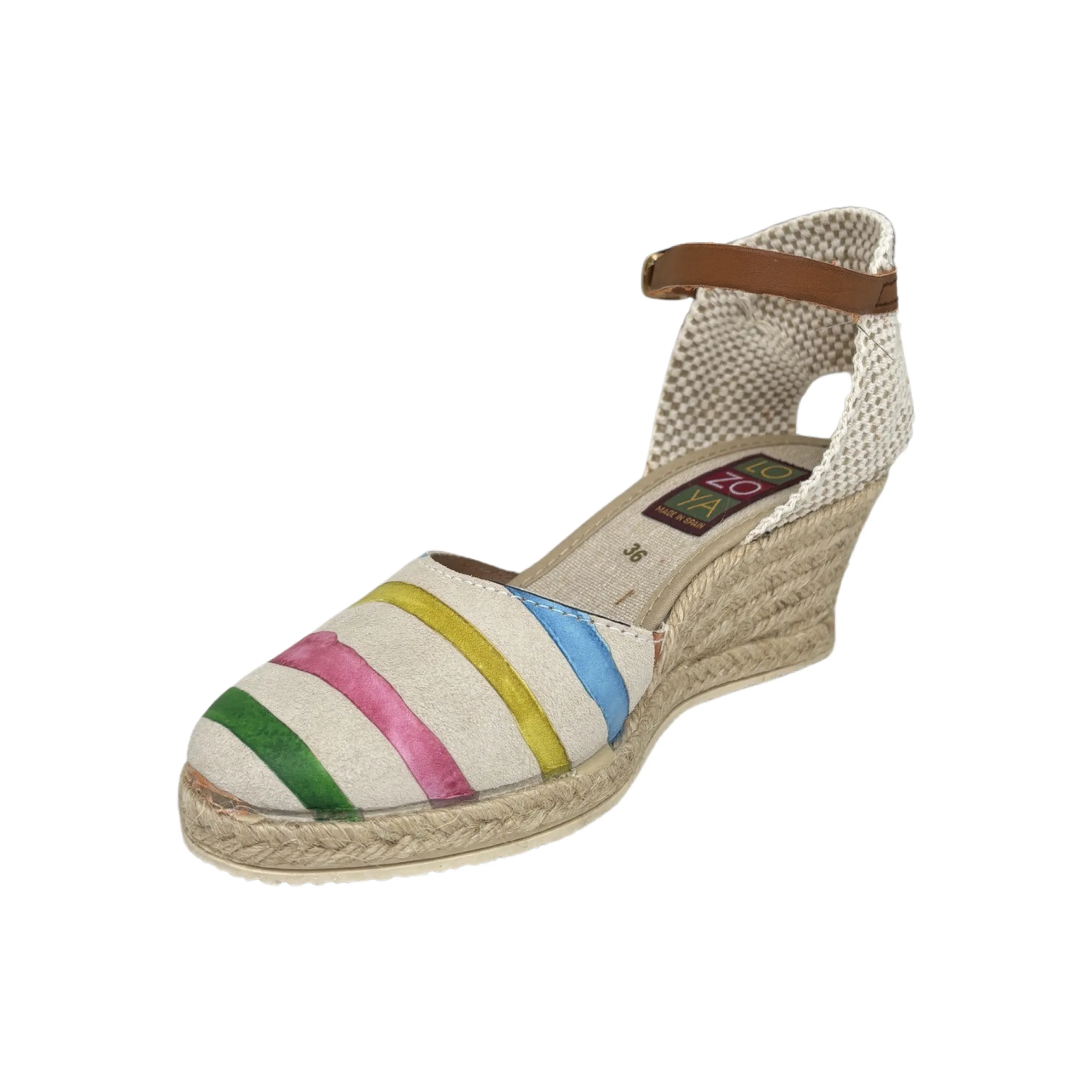 5N50-21 Beige/Multi Espadrille