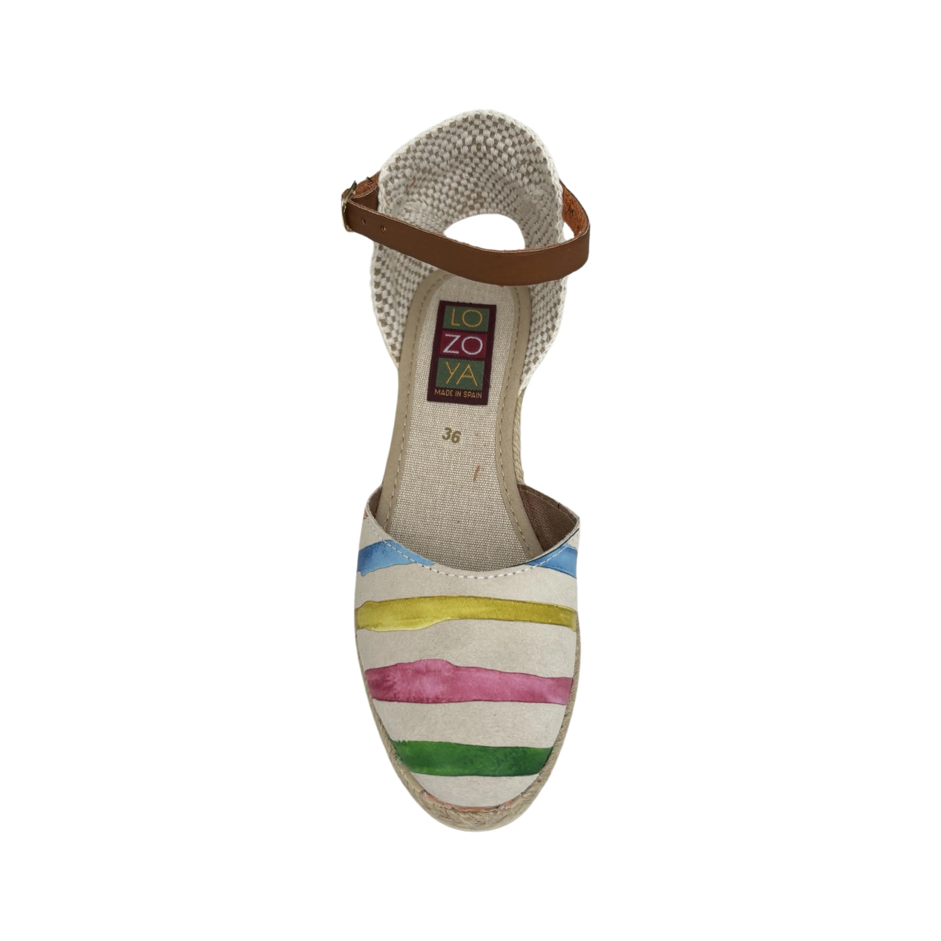 5N50-21 Beige/Multi Espadrille