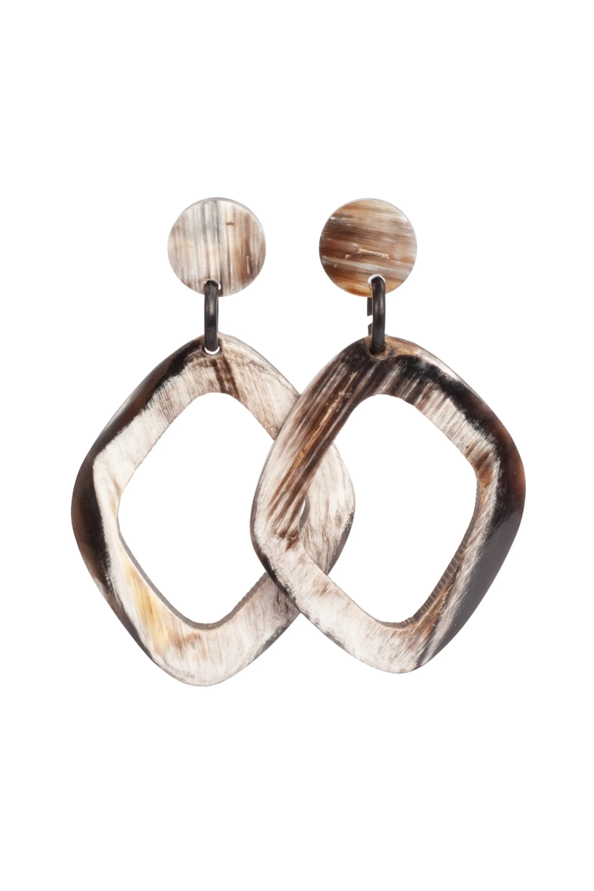 A and C Oslo - 1076-0001 Horn Drop Earrings