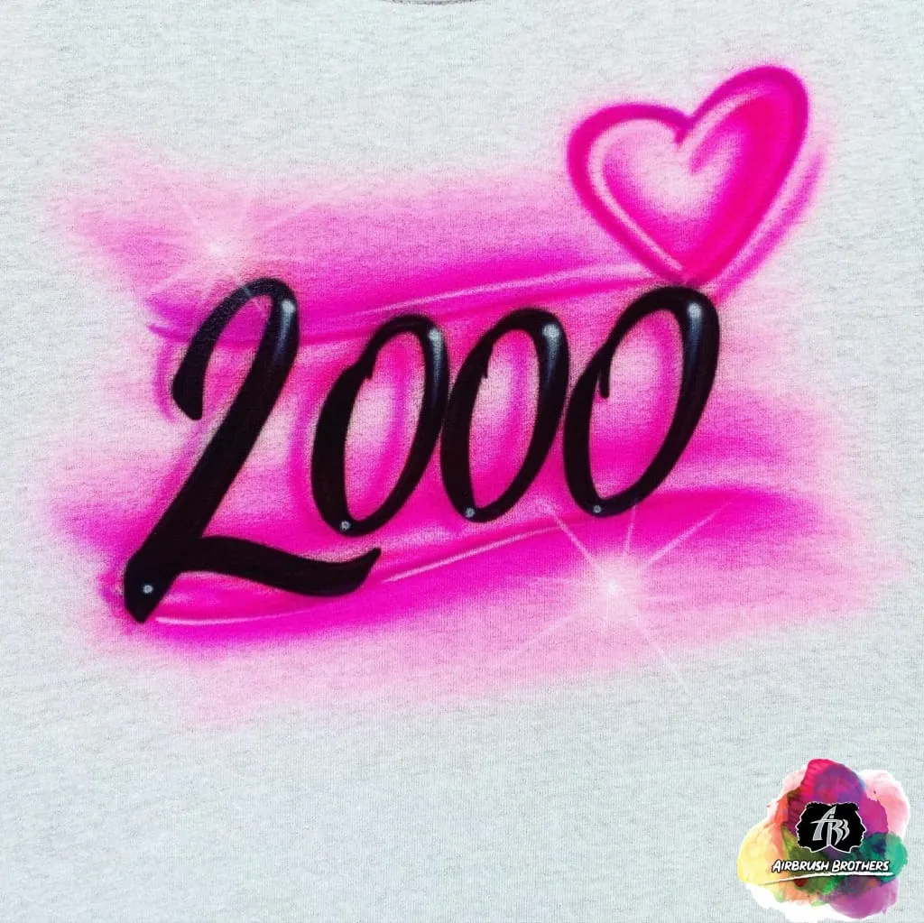 Airbrush Old School 2000's Shirt Design