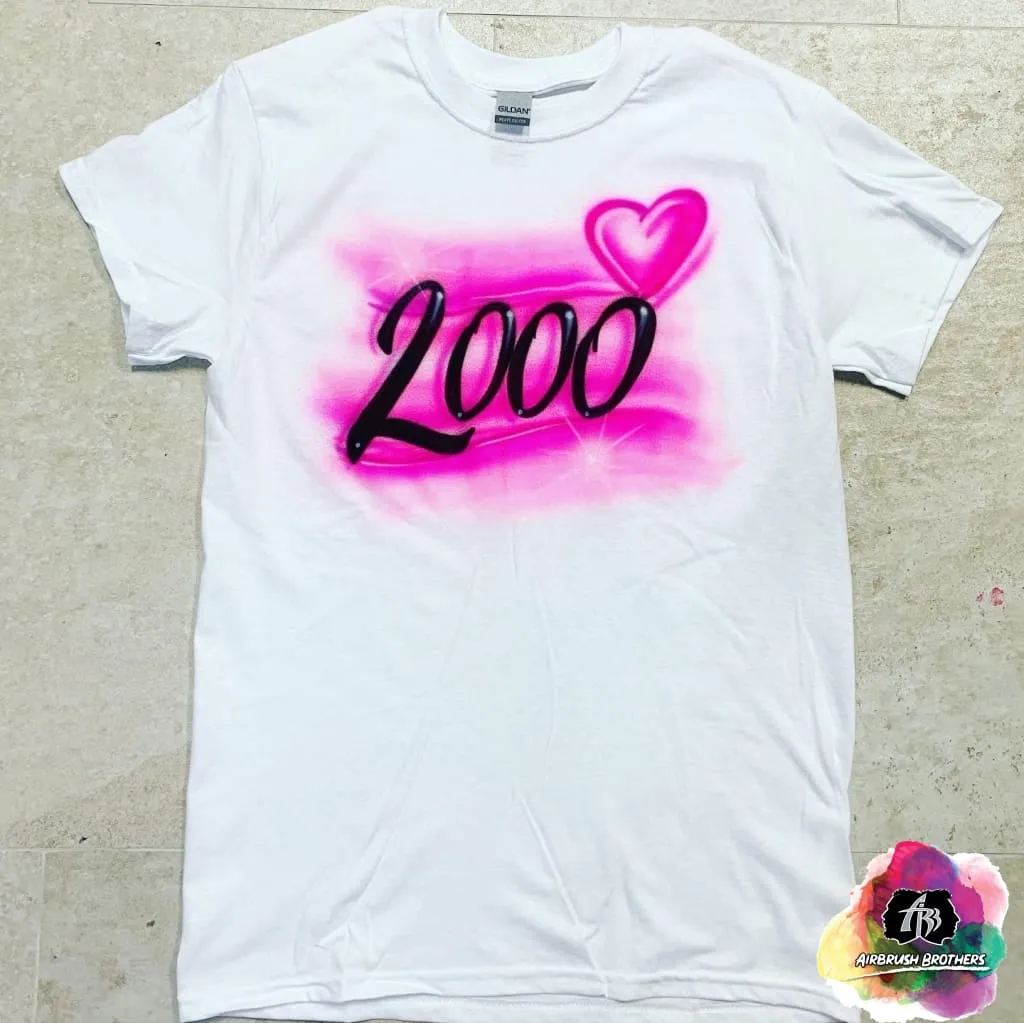 Airbrush Old School 2000's Shirt Design