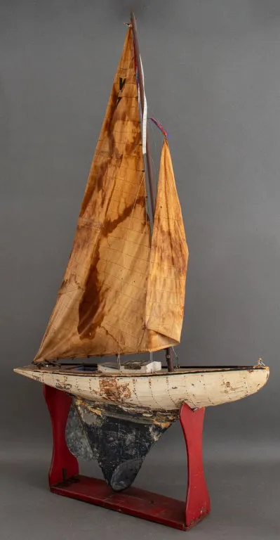 American Wooden Boat Model, 20th C