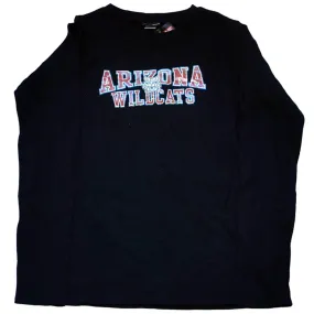 Arizona Wildcats Womens Champion Navy Long Sleeve T-Shirt (M)