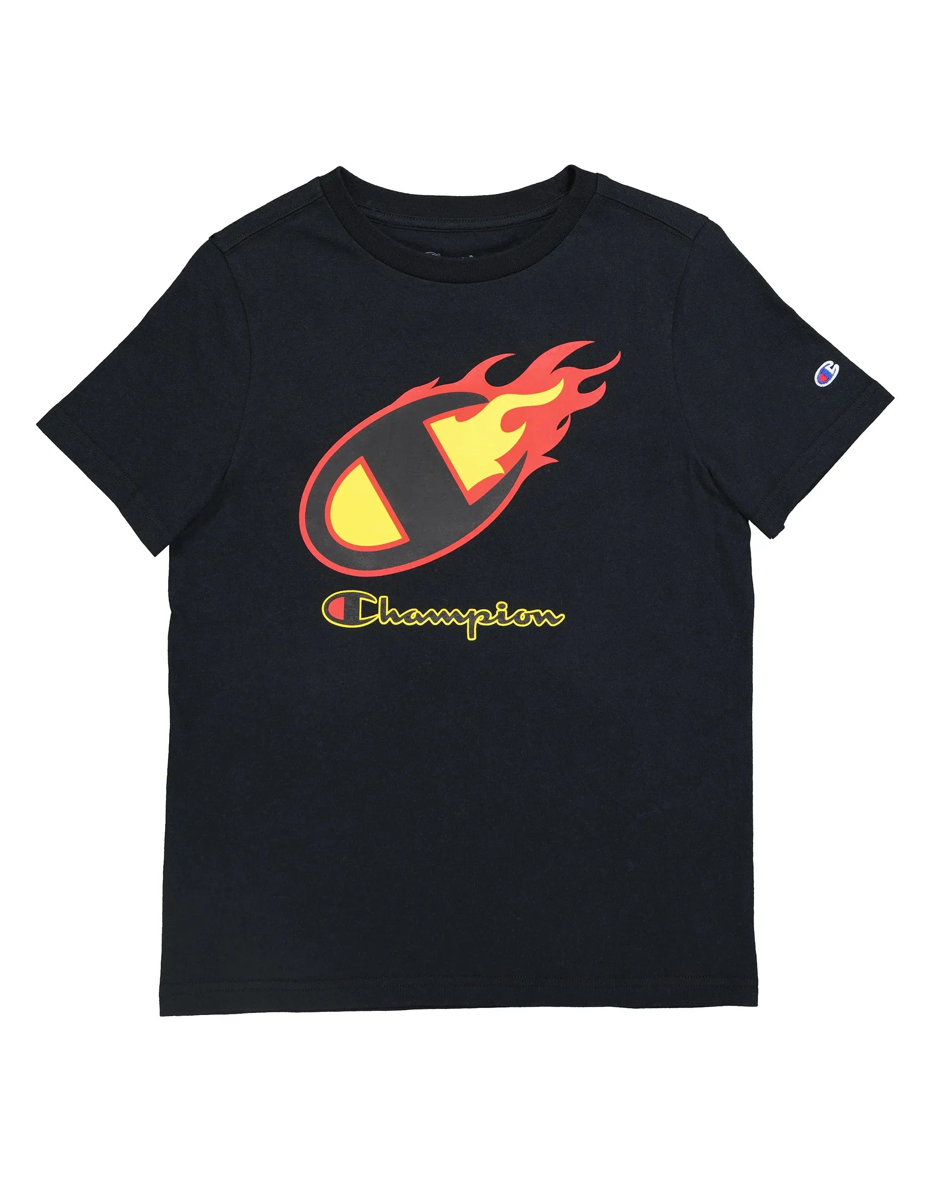 Big Kids’ Flaming C Logo Tee