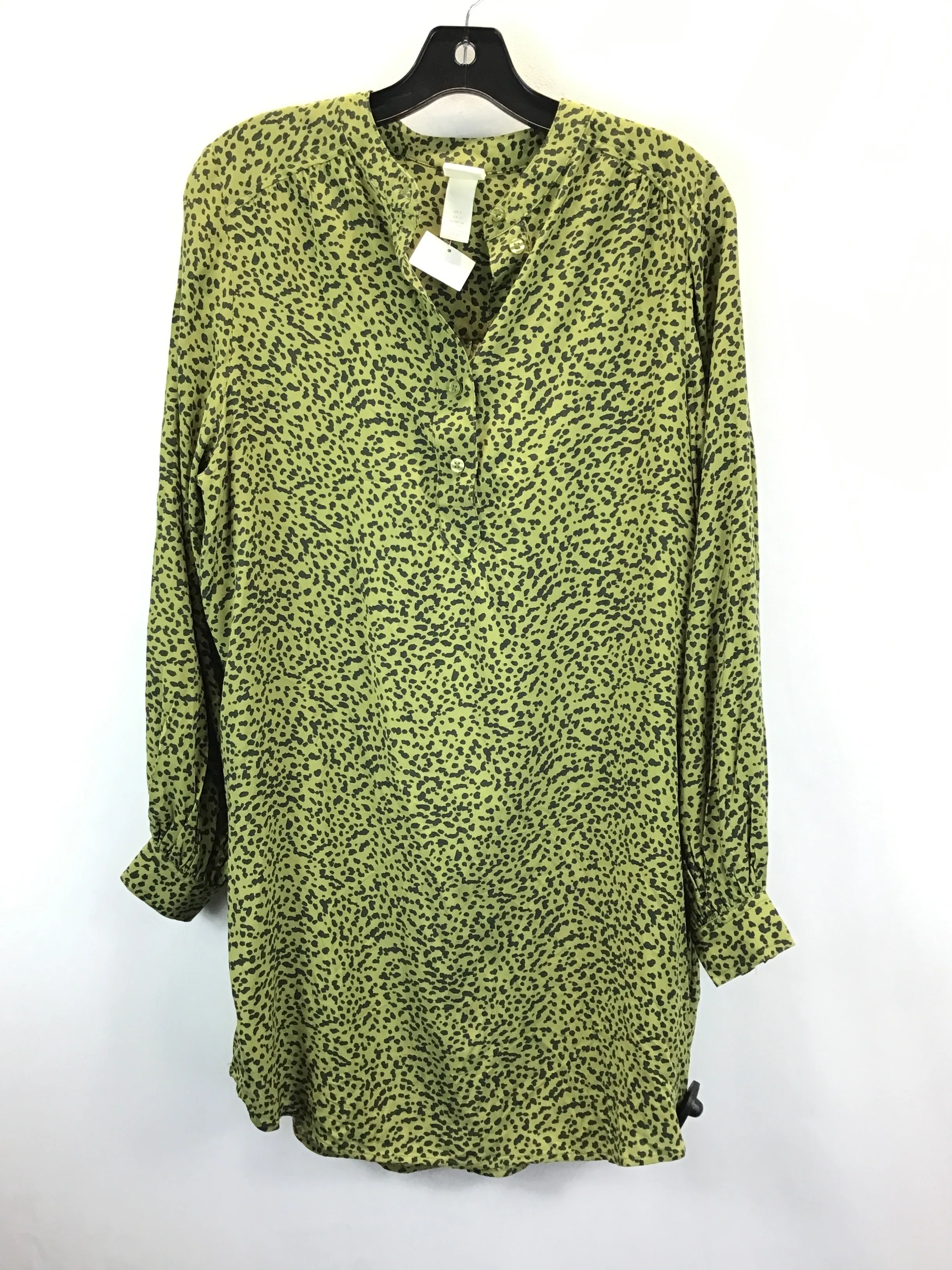 Black & Green Dress Casual Short H&m, Size 2