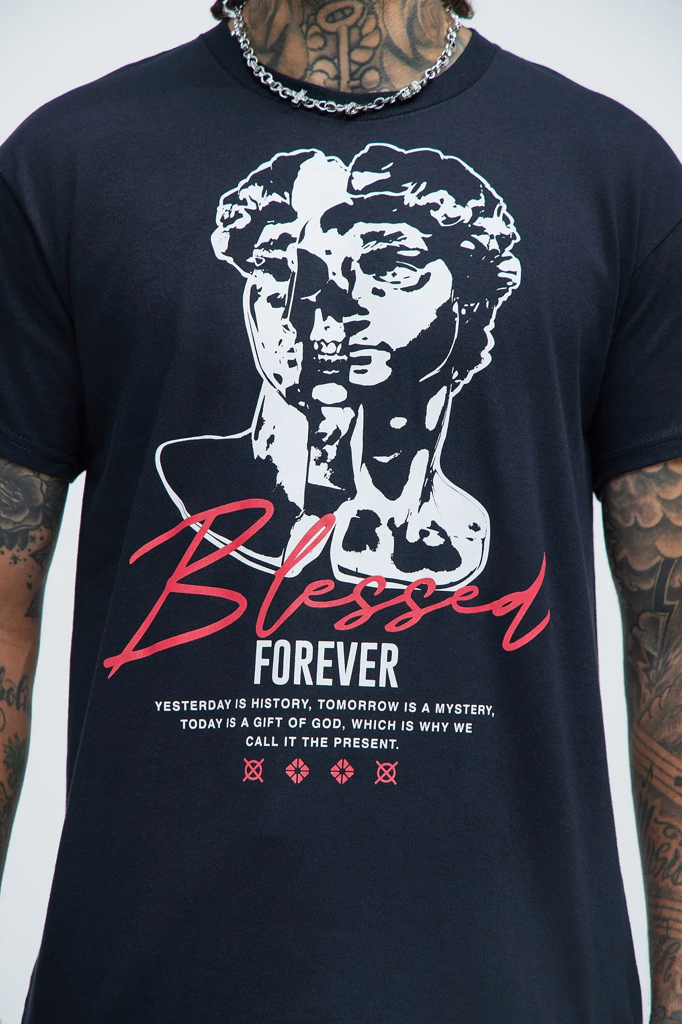 Blessed Forever Signed Short Sleeve Tee - Black