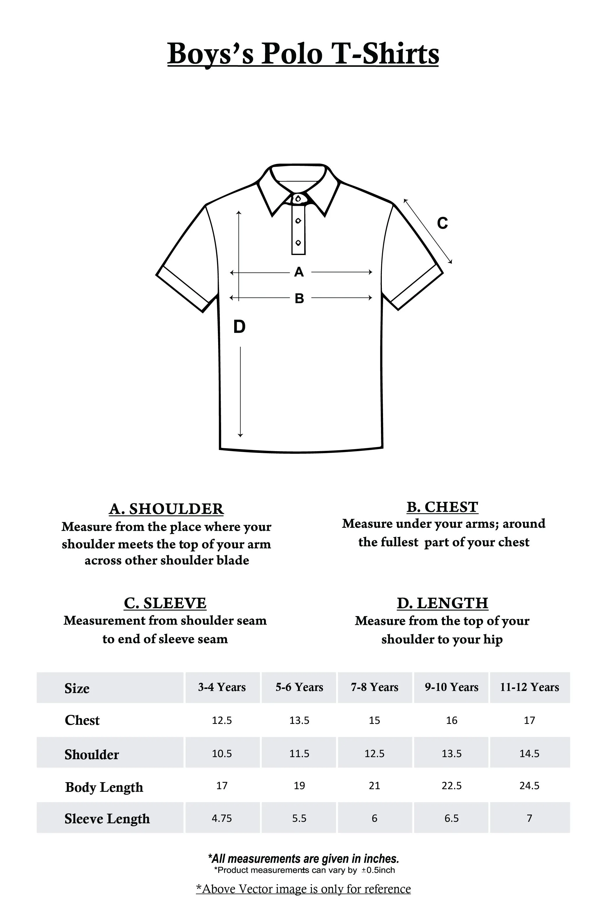 Boy's Short Sleeves Fashion Polo