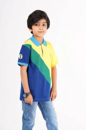 Boy's Short Sleeves Fashion Polo