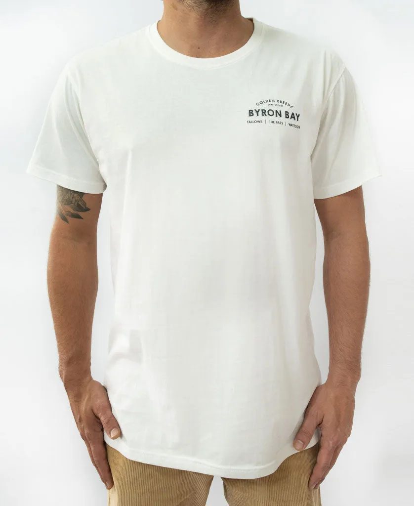 Byron Old School Tee | Off White