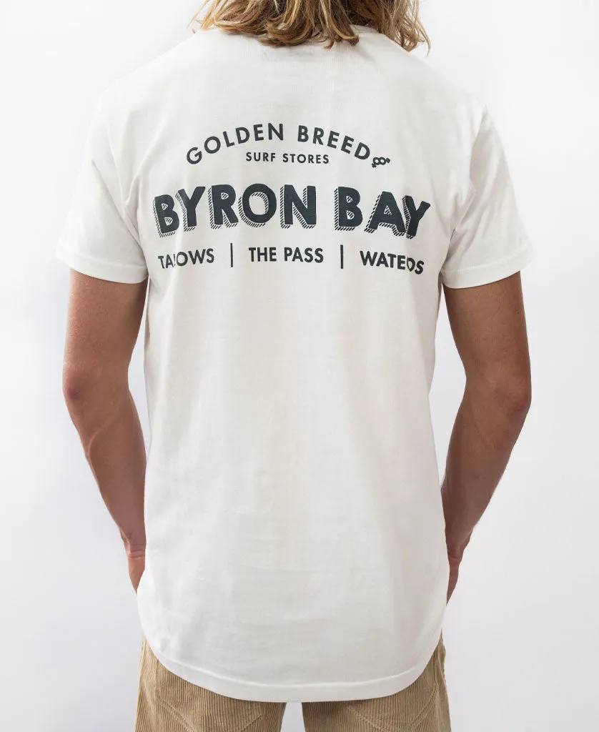 Byron Old School Tee | Off White