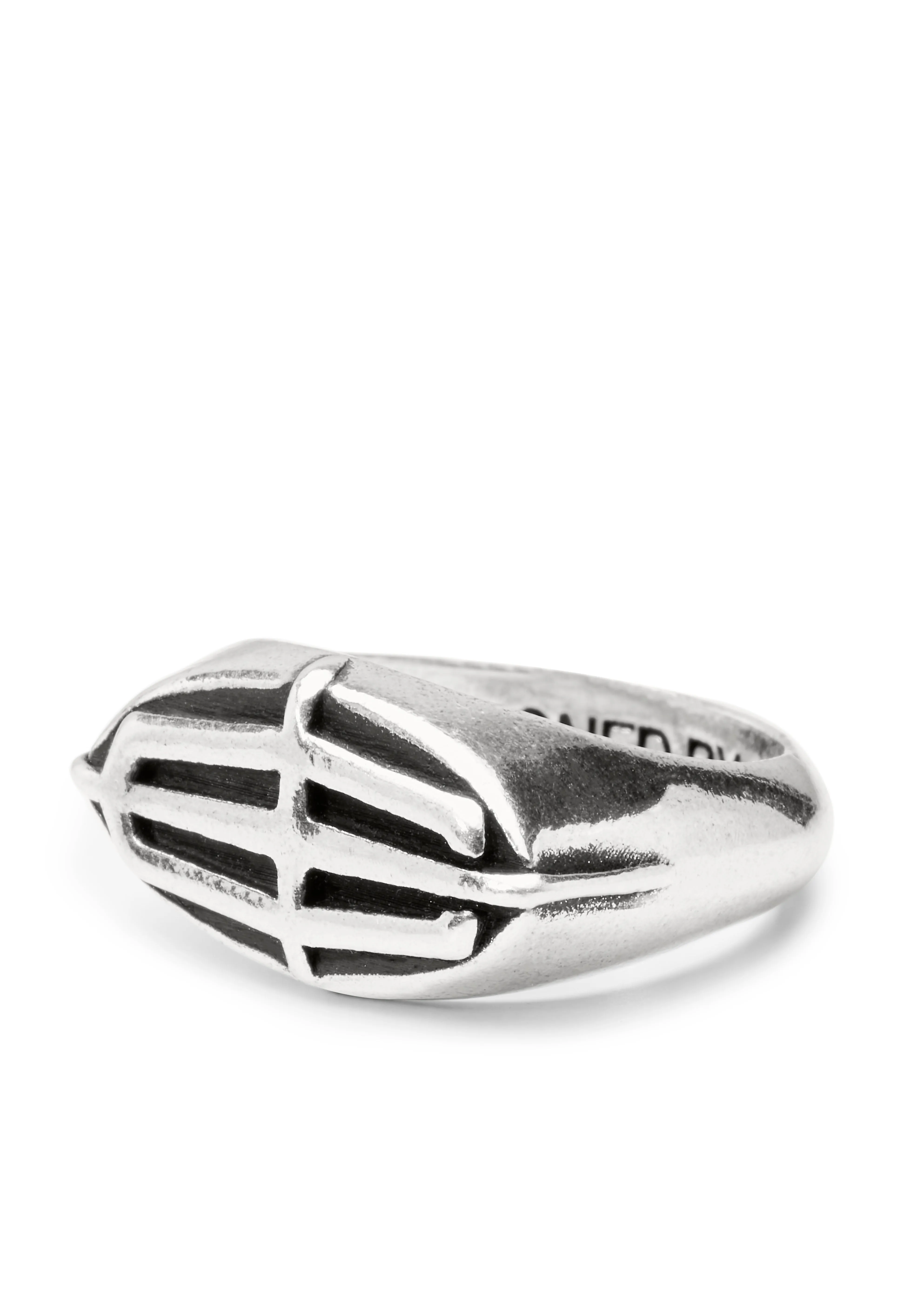 Sure! Heres an optimized title for your e-commerce product:

Sterling Silver C-Star Adjustable Ring with Minimalist Design