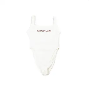 Cactus Jack Onesie in Summit White - Comfy and Stylish Baby Bodysuit