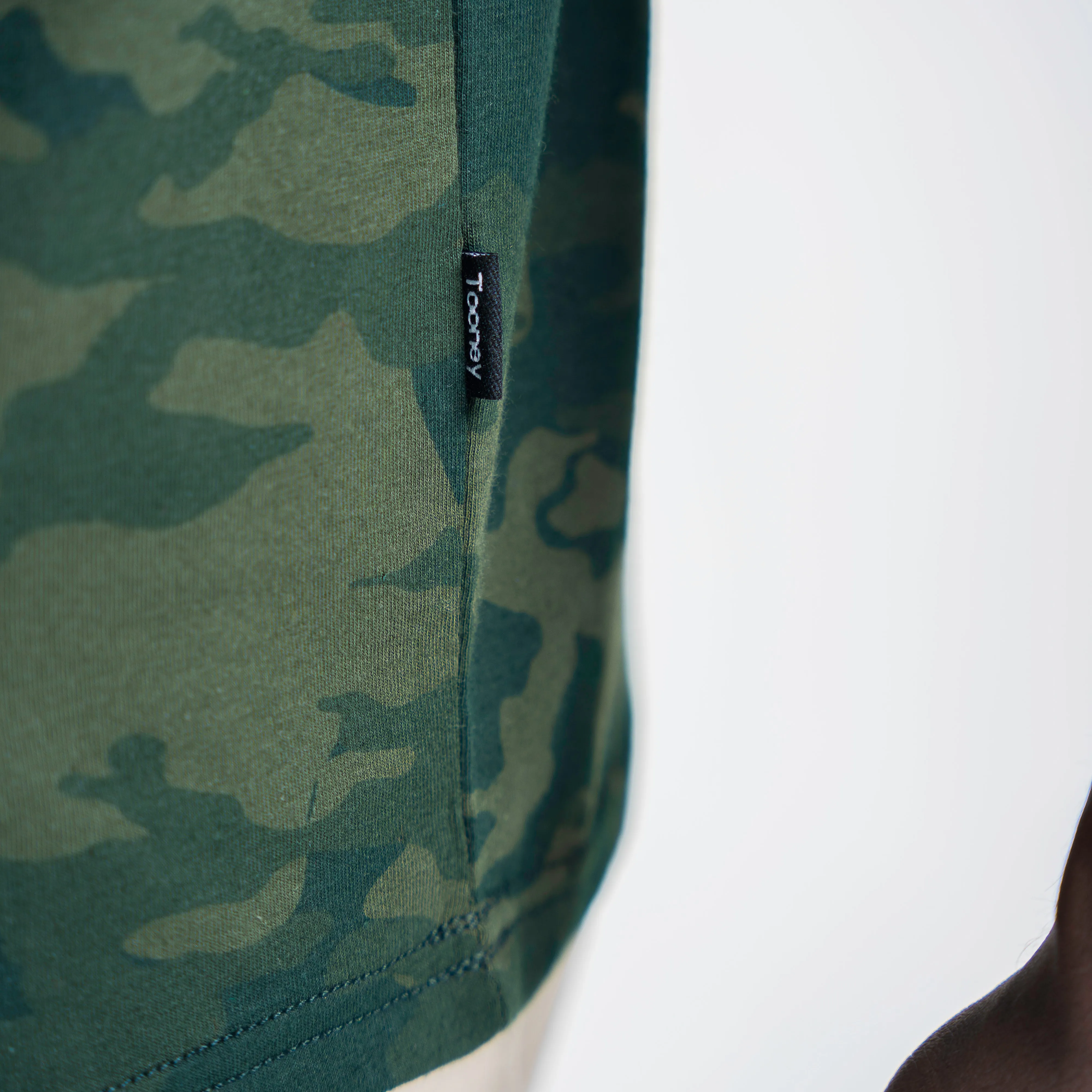 Camo Green Premium H/S Crew Neck