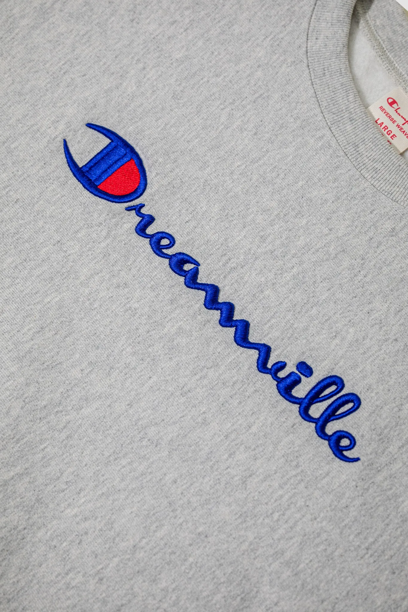 Champion X Dreamville Crew - Premium Oatmeal Graphic Sweatshirt