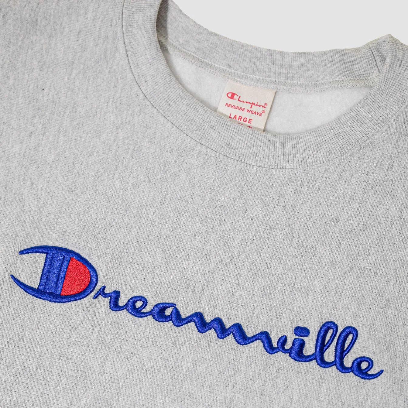 Champion X Dreamville Crew - Premium Oatmeal Graphic Sweatshirt