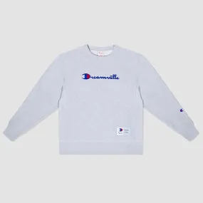 Champion X Dreamville Crew - Premium Oatmeal Graphic Sweatshirt