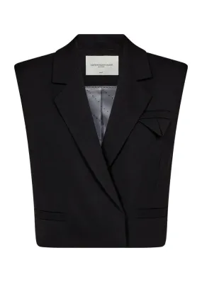 Copenhagen Muse Tailor Kort Vest - Black