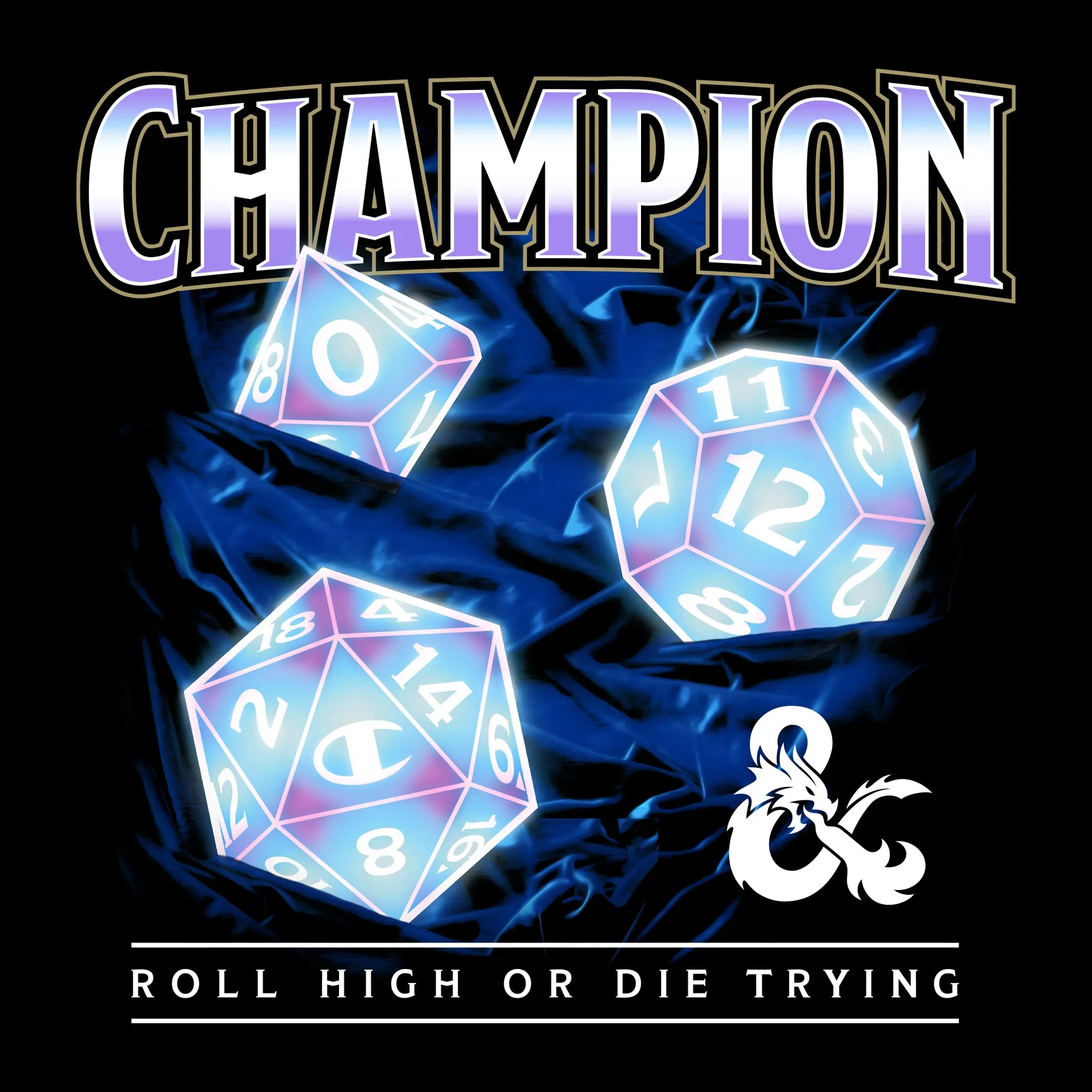 Dungeons & Dragons x Champion - Roll High or Die Trying Hoodie