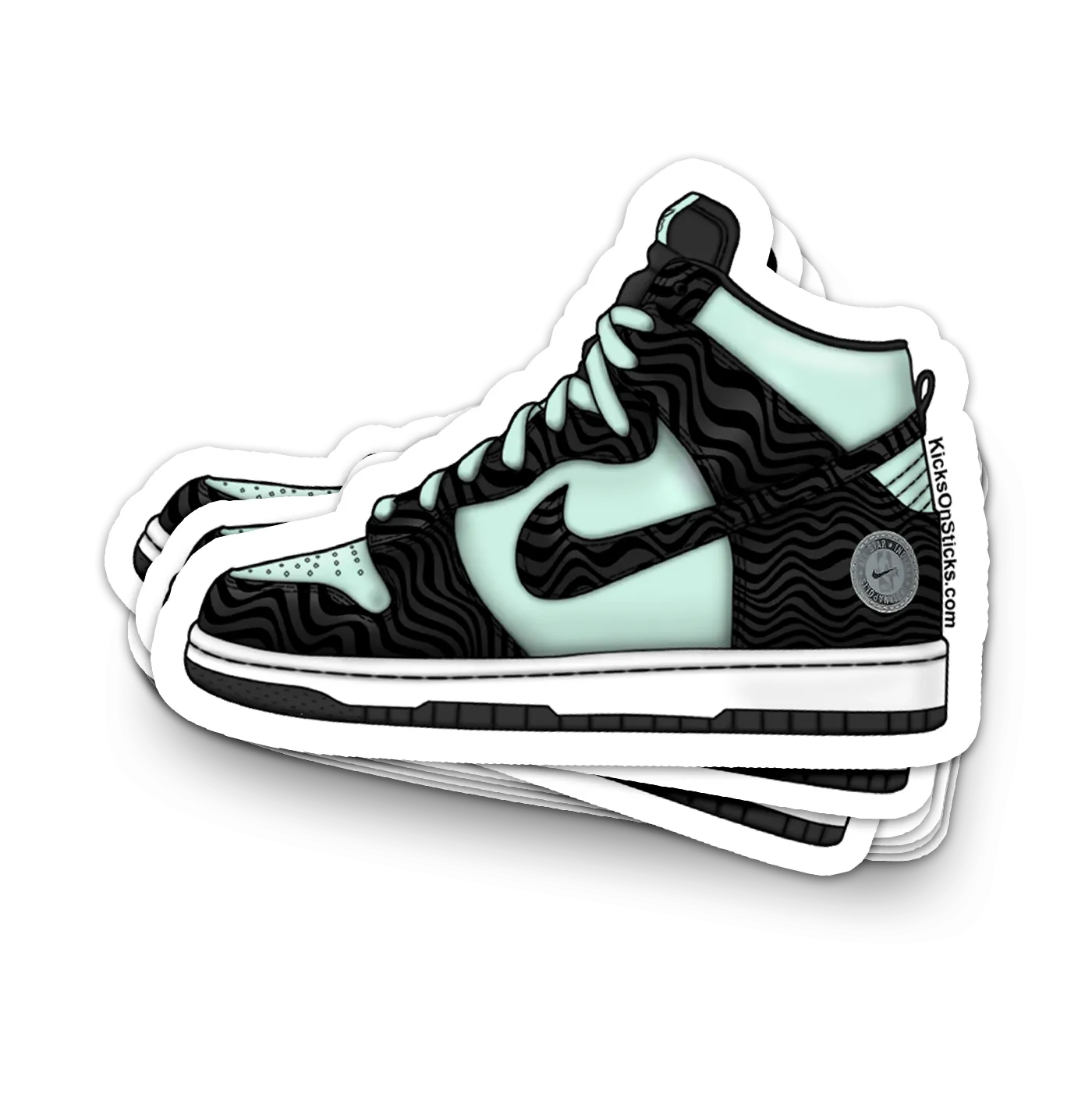 Dunk High "All Star '21" Sneaker Sticker