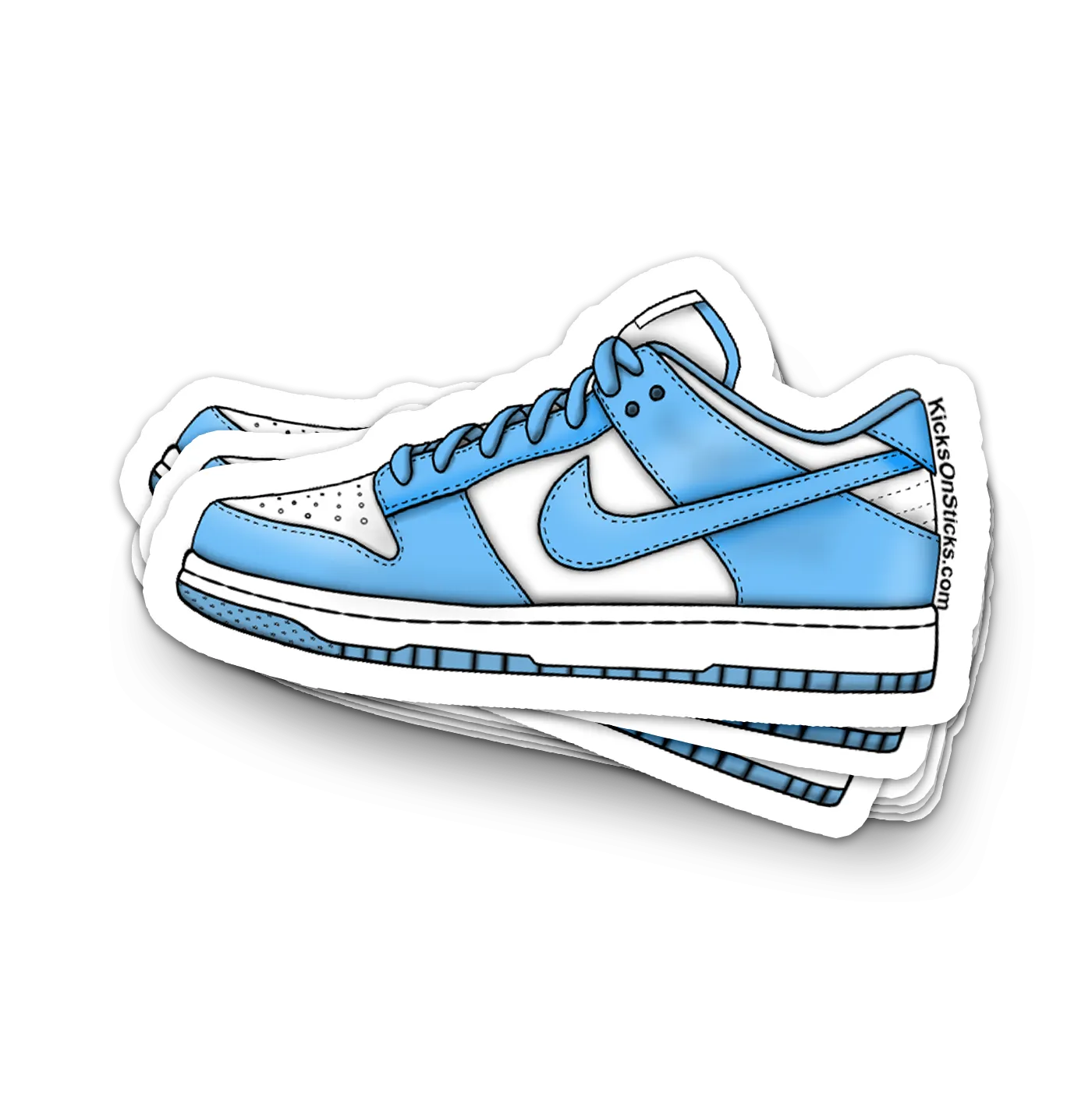 Dunk Low "UNC '21" Sneaker Sticker