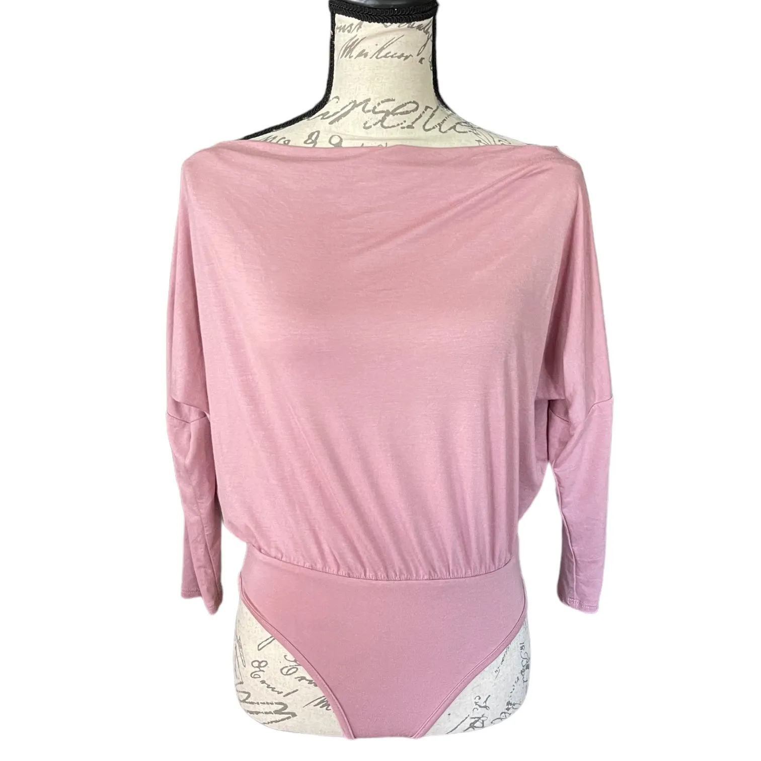 Pink Intriguing Bodysuit from Fashion Nova - Size Medium