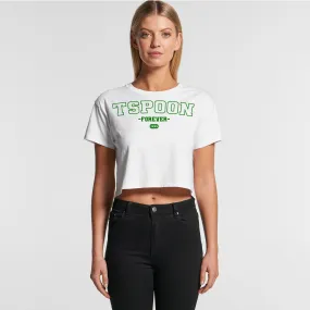 Forever logo - Crop top - White