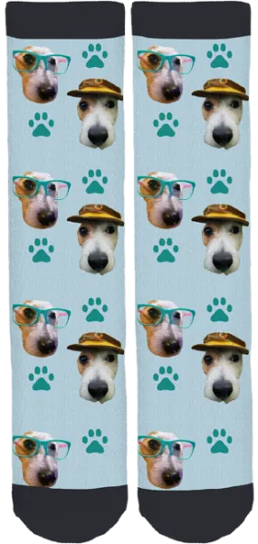 Frankie The Jack Russell Rescue Dog Socks