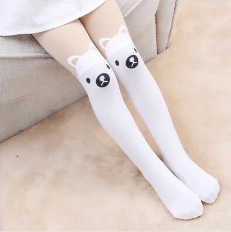 Girls Cartoon Design Fashion Tights