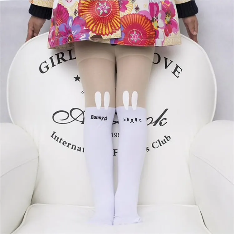 Girls Cartoon Design Fashion Tights