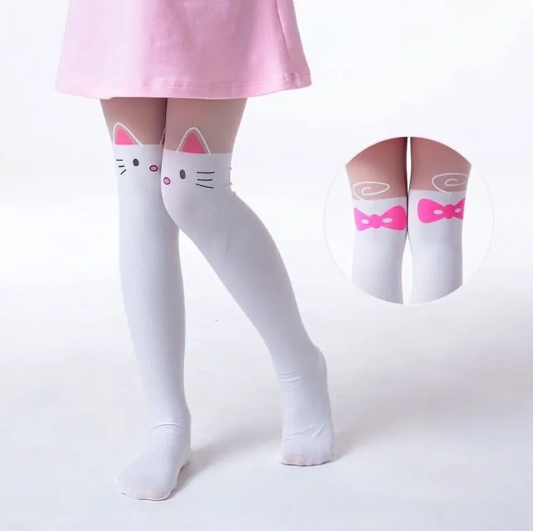 Girls Cartoon Design Fashion Tights