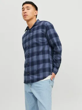 Jack & Jones Buffalo Check Shirt-VINTAGE INDI