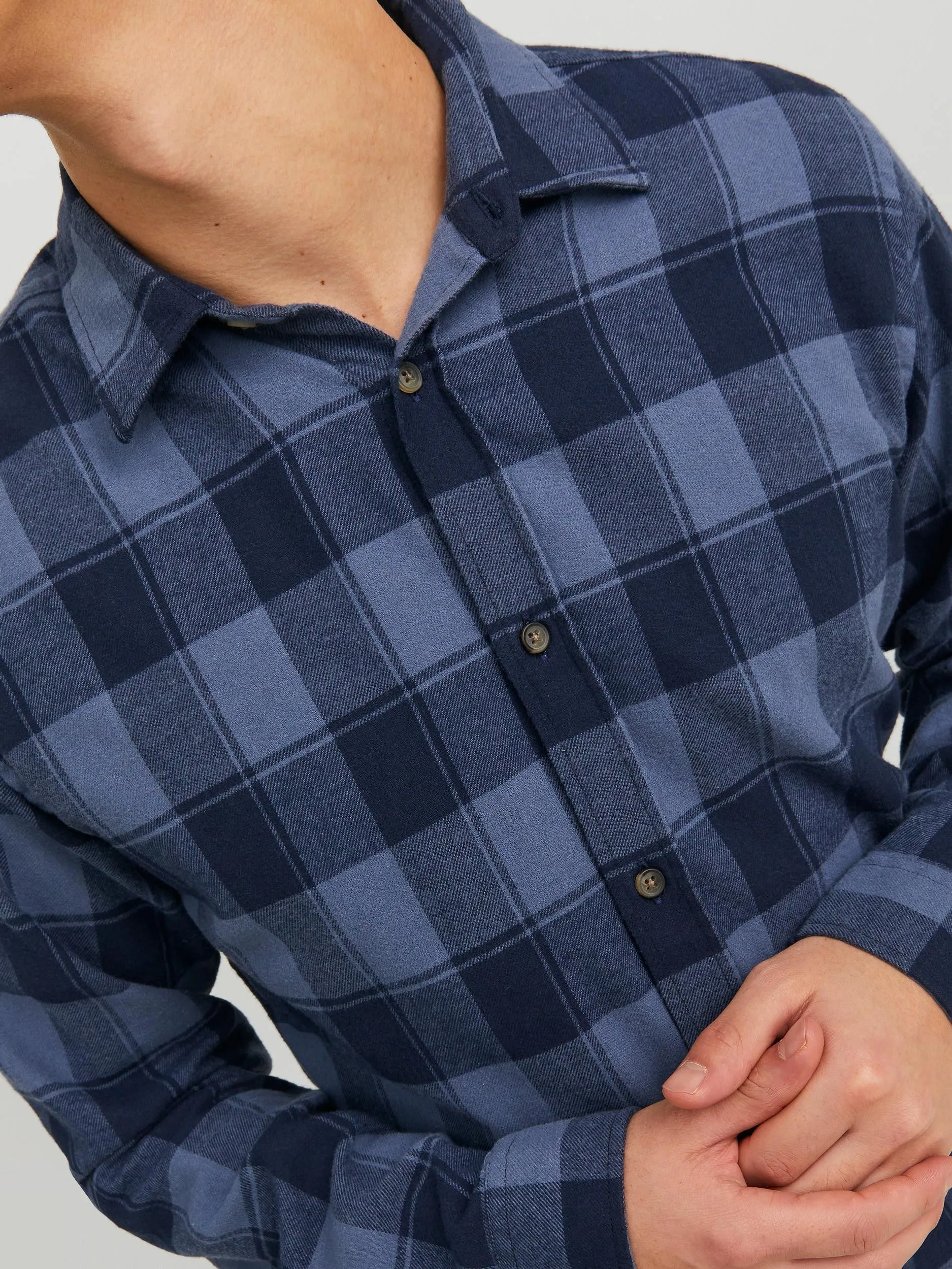 Jack & Jones Buffalo Check Shirt-VINTAGE INDI