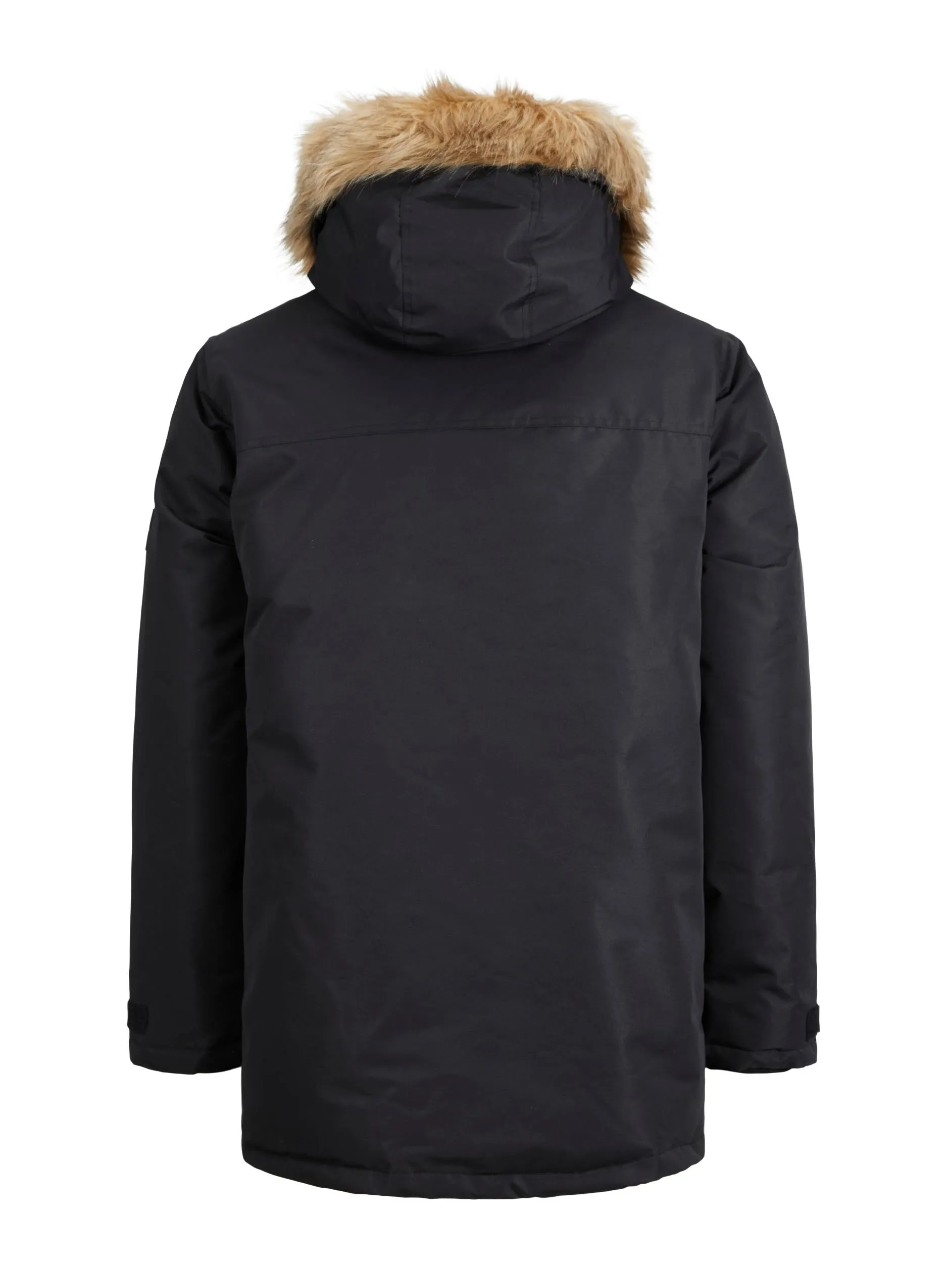 Jack & Jones Mens Craft Parka Jacket - Black - Stylish & Functional Outerwear