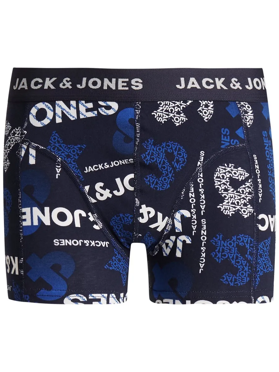 Jack & Jones JACLOGO Boys 3 Pack Boxers -PORT