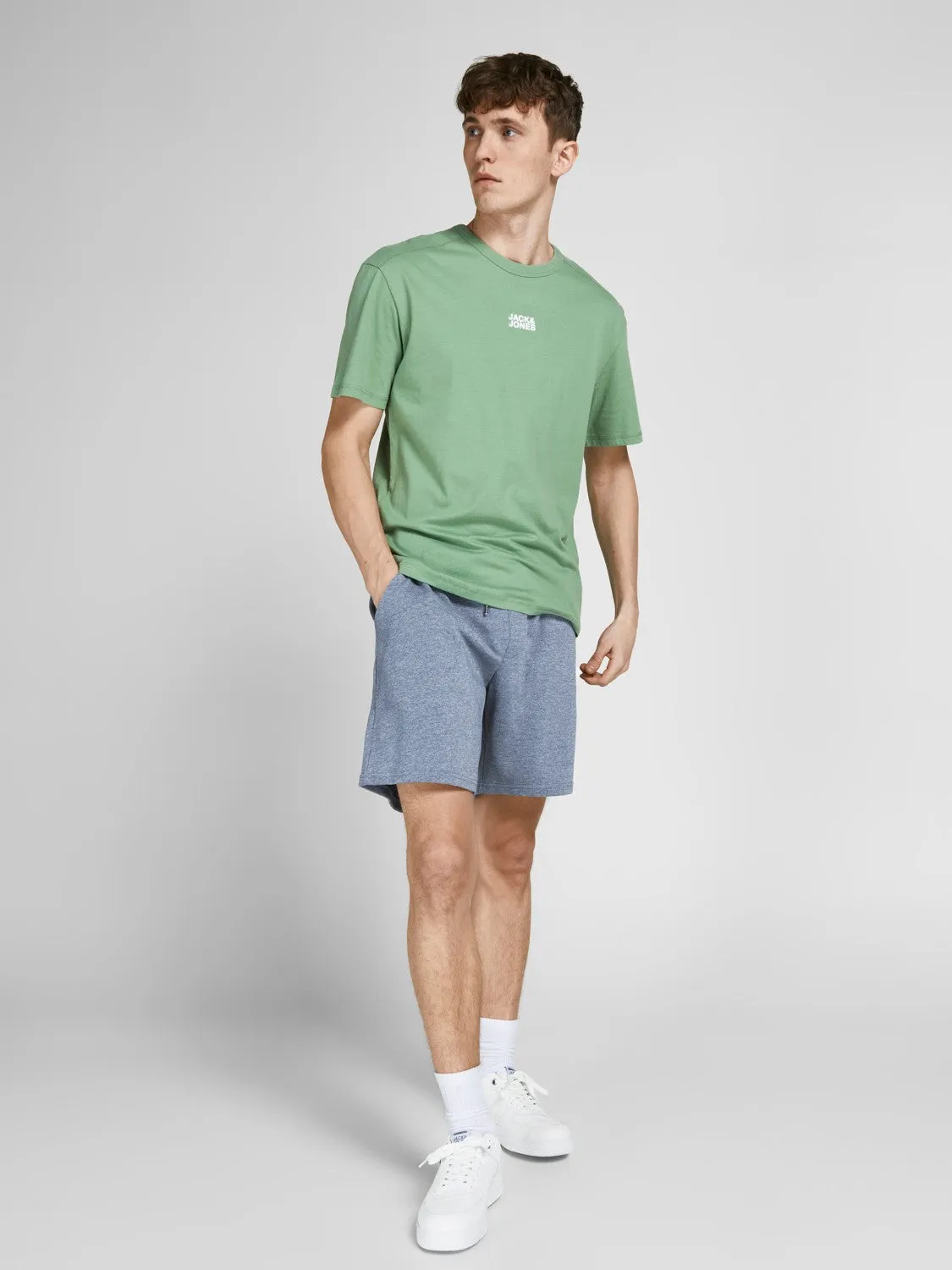 Jack & Jones Mens Sweat Jog Shorts 'Jji Tons'