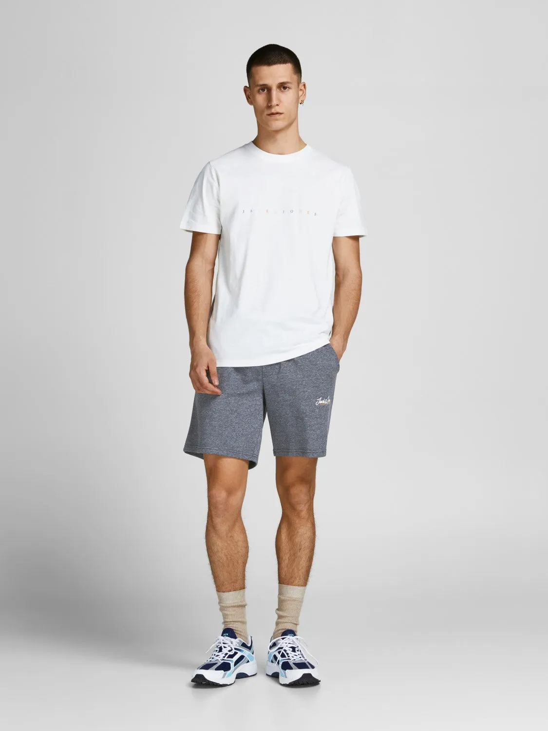 Jack & Jones Mens Sweat Jog Shorts 'Jji Tons'