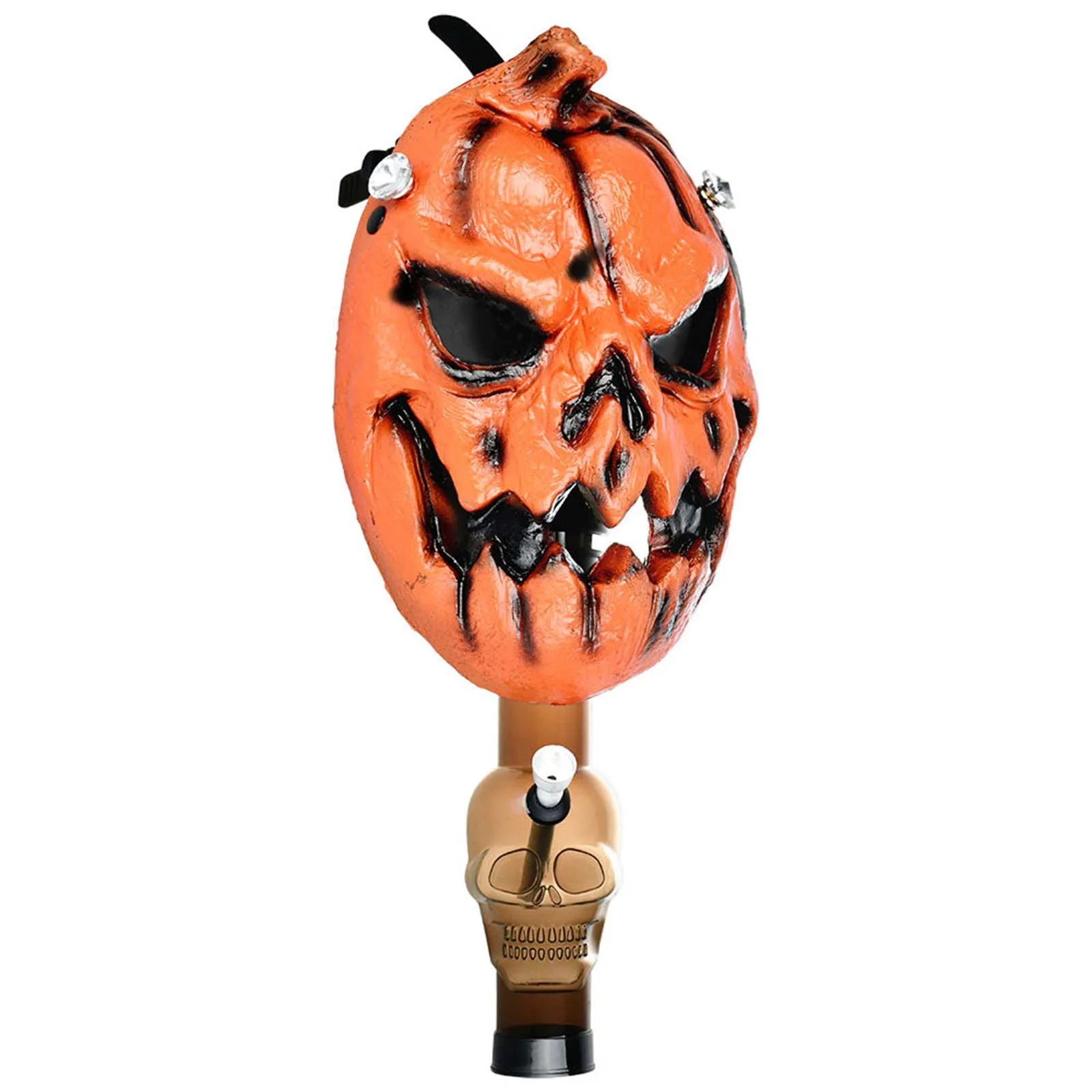 Jack-O'-Lantern Gas Mask Water Pipe