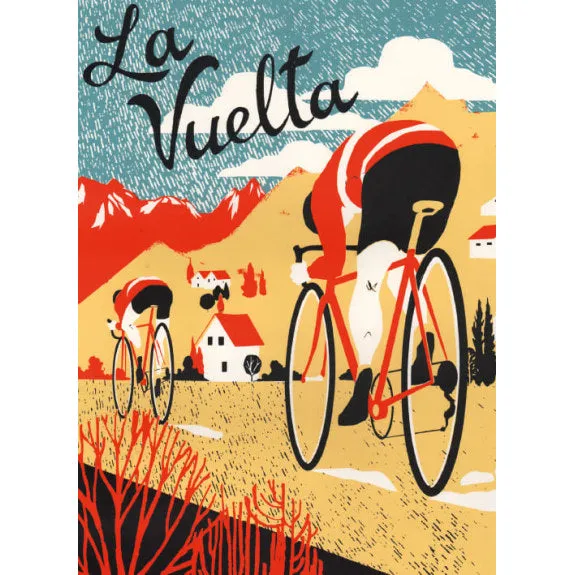 La Vuelta - Greeting card