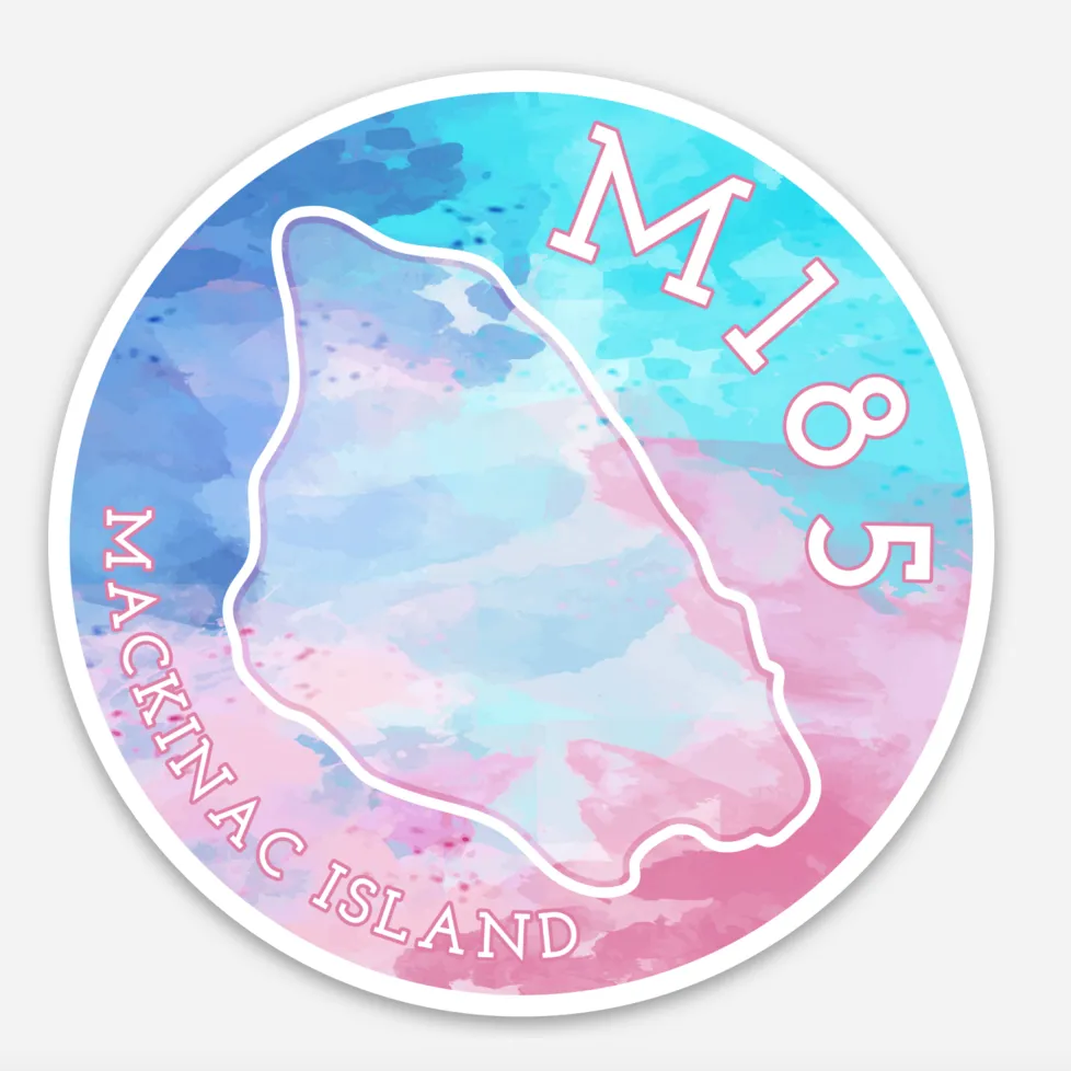 M-185 Watercolor Sticker