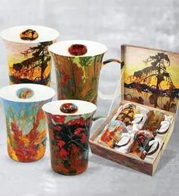 MCINTOSH - TOM THOMSON SET OF 4 MUGS