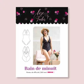 Midnight Bath Swimsuit Sewing Pattern by Lise Tailor