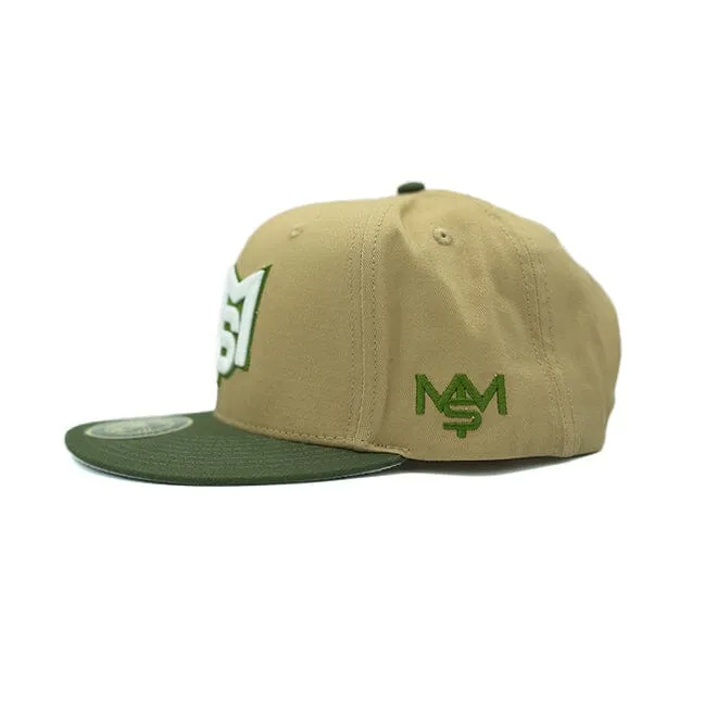 M$M - Khaki Snapback Cap