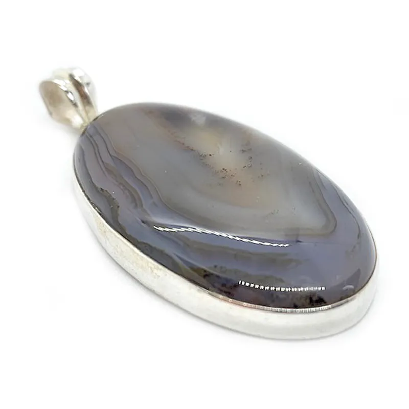 Montana Agate Oval Pendant C