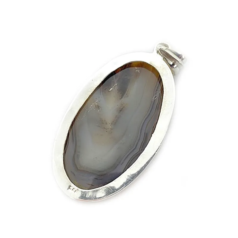 Montana Agate Oval Pendant C