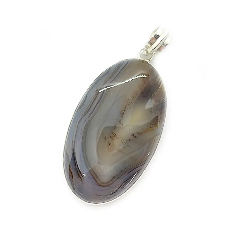 Montana Agate Oval Pendant C