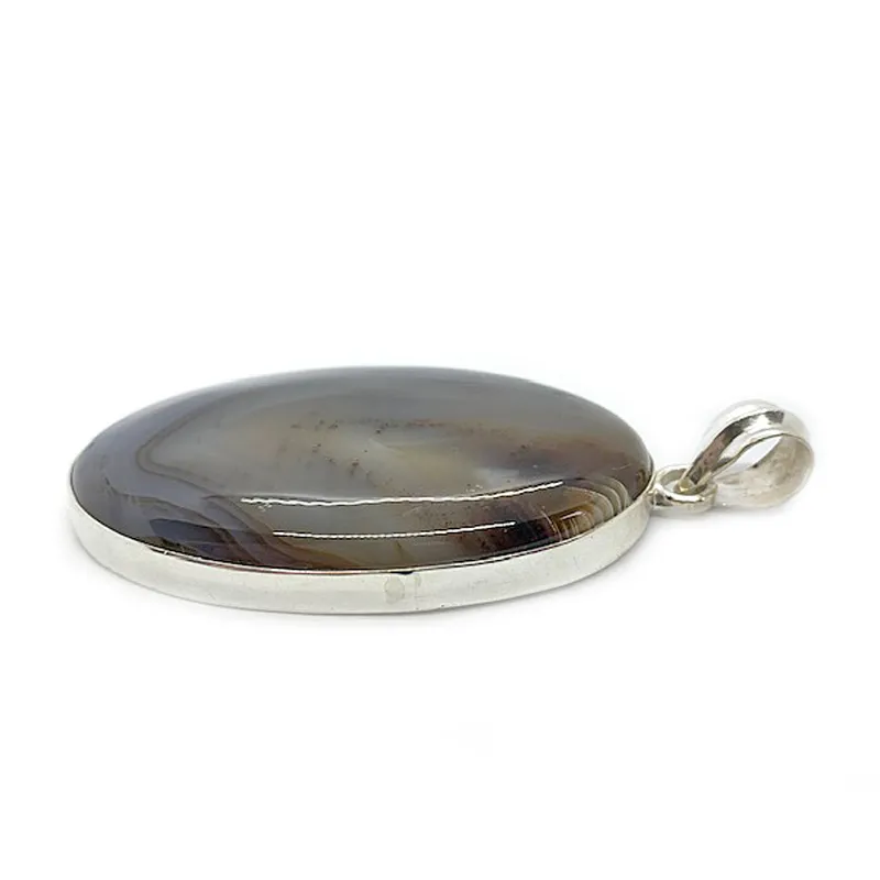 Montana Agate Oval Pendant C