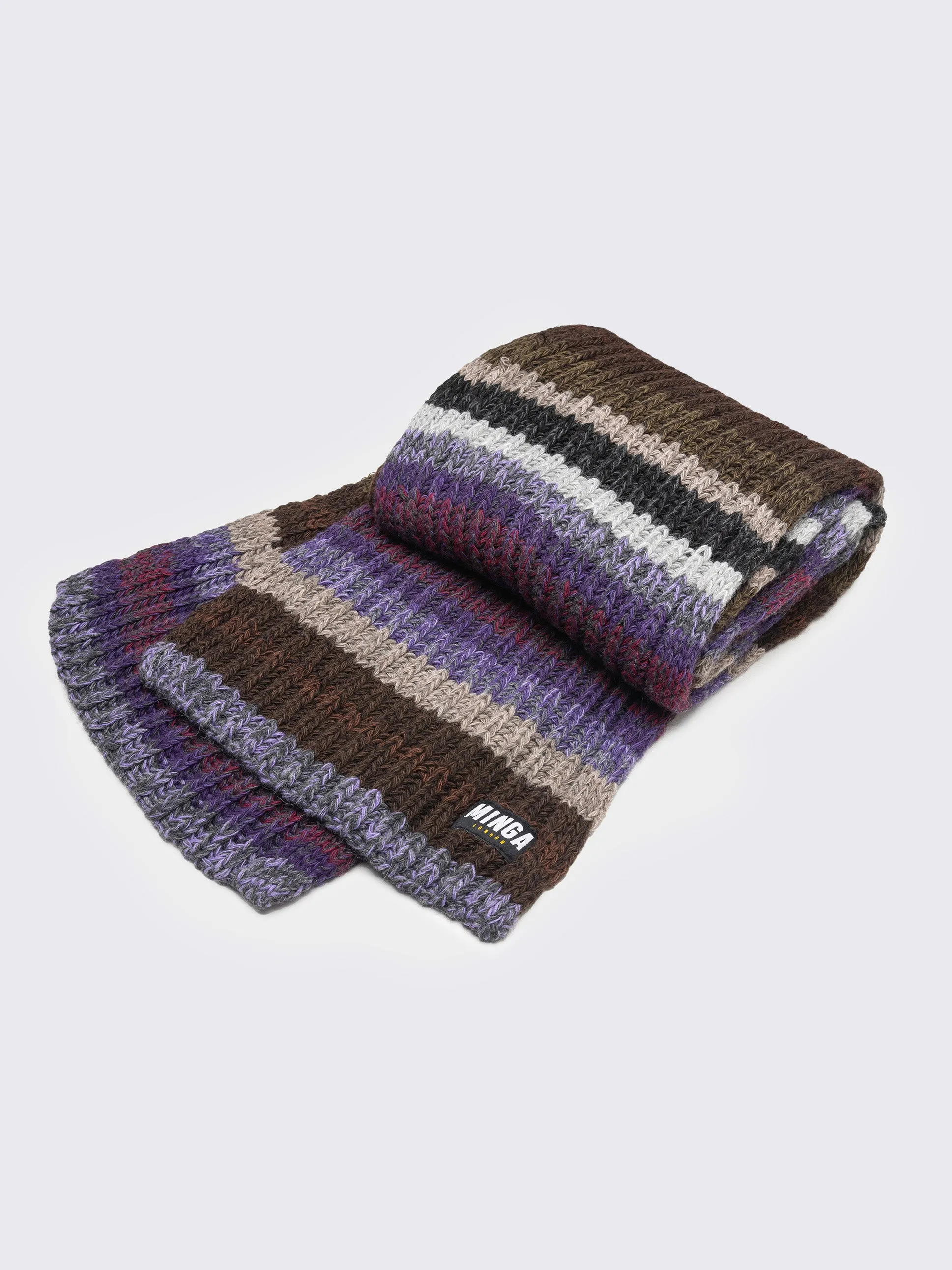 Nova Multi Coloured Textured Scarf